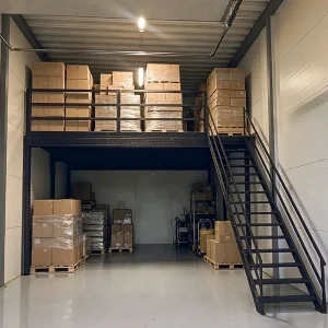 Economical Warehouse Steel Mezzanine Attic Rack Multi Floor Storage Platform For Small Goods