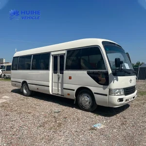 Used Toyota Coaster 30-Seater Mini 4X4 Bus 32 Places for Occasions Diesel Fuel Type