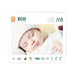 Fralda de Bebê de Bambu Orgânica Ecológica para Bebês Fibra Natural Biodegradável Descartável Fralda Ecológica