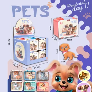 Child Pet Toy Mystery Blind Box Collectible Storage Case Styles Mixed Wholesale Plush Toys for Kids