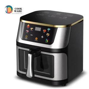 Large Capacity Stainless Steel Touch Control 10L Smart Air Fryer
