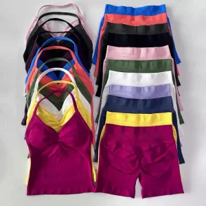 Custom Logo 2 Piece Gym Set
