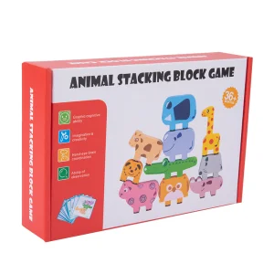 Wooden Animal Educational Construction Building Blocks