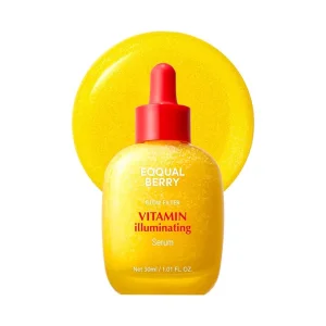 Vitamin Illuminating Face Serum 30ml Organic Herbal Liquid Skincare With Niacinamide Glycerin And Oligopeptides