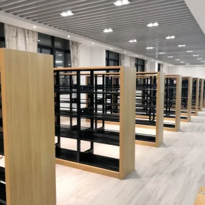 Modern Solid Wood Bookshelf for Elegant Home Organization