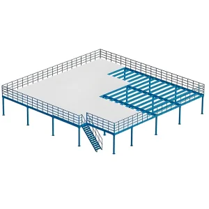 Cold Rolled Steel I-Beam Powder Coated Storage Rack