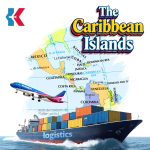 DDP Express LCL Air Shipping Agent For China Dominican Republic American Island Countries Sea Freight Forwarder Logistics