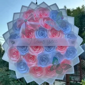 Elegant Floral Glassine Wrapping Paper for Gift Presentation