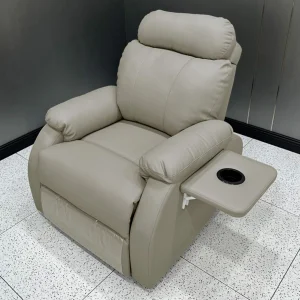 1688 Modern Living Room Multifunctional Smart Electric Recliner Single Leather Sofa Leisure Chair Leather Reclining