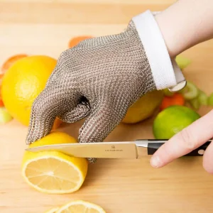 Food Grade Stainless Steel Mesh Glove for Kitchen and Slaughterhouse Use, Comfortable Fit and Long Service Life