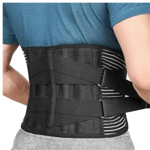 Waist Support Belt Lower Back Brace with Double Elastic Straps Wbb19930