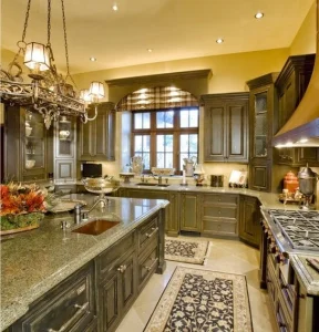 High End Solid Surface Prefabricated Giallo San Francisco Sf Real Granite Kitchen Bathroom Bar Table Work Bench Vanity Top Island Countertop