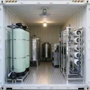 Containerized Mobile Solar RO Water Treatment Plant for Emergency &amp; Disaster Relief