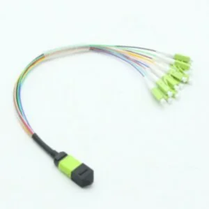 Wholesale OM5 Multimode Fiber 8fo MPO to LC / MTP to LC Fan-out 0.9mm Patch Cord Manufacturers, Product