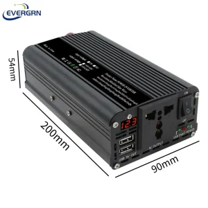 500W 1500W 12V DC 220V AC Modified Sine Wave Inverter