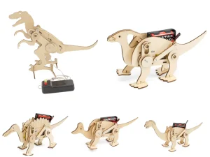 Educational Wooden Dinosaur Construction Toys for Young Minds Stem Kits 3D Building Stem Creative Scientific Programming Learning Wooden Educational Toys for Ki