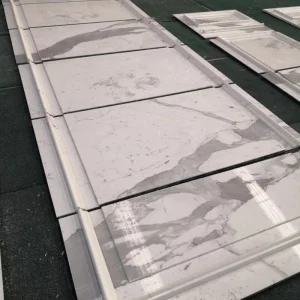 Polished Italian Calacatta White Marble for Flooring, Wall Tiles