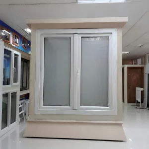 High Quality Vinyl PVC Sliding Window American Style Design UPVC Double Glazed Sliding