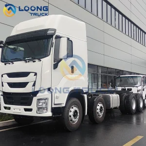 ISO/CE-Certified Giag 8X4 Heavy Duty Cargo Truck Chassis for Port Oversized Cargo Transport
