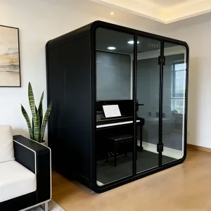 Aluminum Frame Soundproof Pod Modern Office Cabin