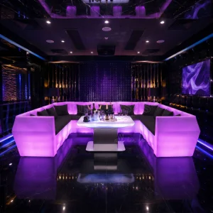 Modular LED Lounge Sofa