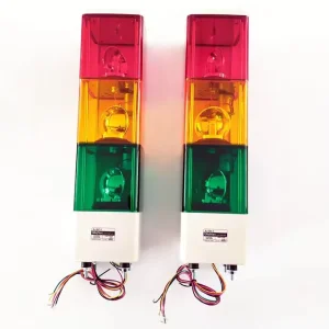 Industrial LED Signal Tower Alarm Caution Light Tower Industrial Warning Light for Machine with Buzzer 2V 24V 110V 220V