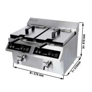 Double Deep Pressure Fryer