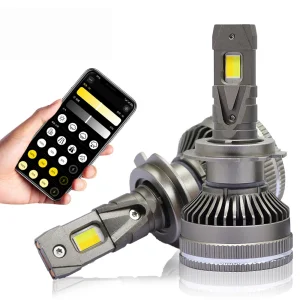 New 190W Smart App Control LED Headlights