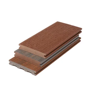 Easy Cleaning Anti-Crack Hollow WPC Outdoor Wood Flooring Decking Floor