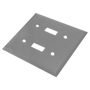 2-Gang Toggle Switch Cover