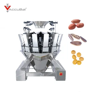 10 Head Multihead Weigher Nut And Snack Food Packaging Machine Combination Scale Weighing Packing Scale