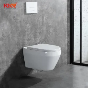 High Quality Space Saving Hanging Wall Mounted Intelligent Bathroom Water Closet Toilet Automatic Wall Hung Smart Toilet
