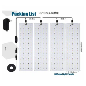LED Quantum Board Aluminum Alloy Plant Growth Light Indoor Aquarium Seedling Landscape Full Spectrum Green Fleshy Plant