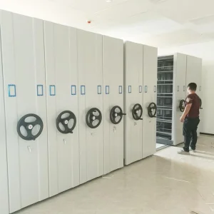 Estante móvil compacto de alta densidad
