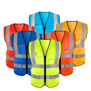 Reflective Safety Vest Jacket Industrial Security