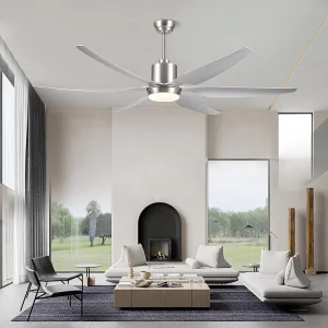 66 Inch Large LED Ceiling Fan Noiseless DC Motor