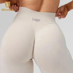 High Waist V-Back Gym Shorts
