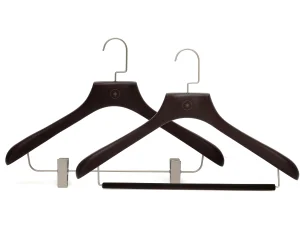 High End Garment Usage Wooden Clothes Hanger Wood Cloth Racks 2023