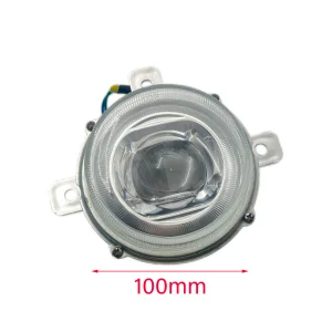 High Brightness 100mm LED Lens Headlights Energy Saving High Low Beams for Sanitation Vehicle 6000k Color New Condition