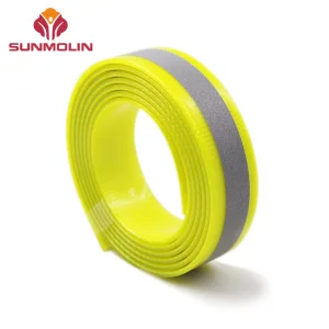 Cinta de poliéster recubierta de TPU impermeable y reflectante personalizada para collar y correa de perro