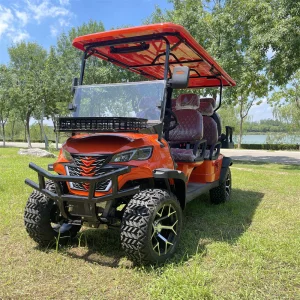 4 Seater Club Car Lifted Golf Cart Electric