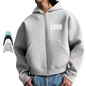 Custom logo Zip up Hoodies Heavyweight Sweatshirts