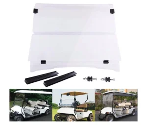 Clear Windshield for Club Car Ds Golf Carts for Years 2000-up