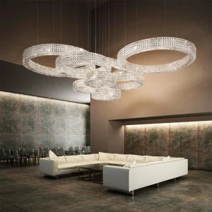 ثريا حلقة LED الحديثة