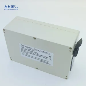 Maintenance Free 14.8V 38.4ah Rechargeable 18650 Lithuim Ion Battery with BMS for Home Emergency Lighting Backup Power