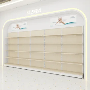 Convenience Store Shelves, Snack Shelves, Display Shelves, Boutique Steel and Wood Shelves