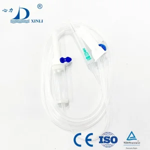 IV Set médicos desechables de infusión intravenosa de la gravedad estéril ISO CE IV equipo de infusión con la Y-Port/puerto/Puerto de la bombilla recto