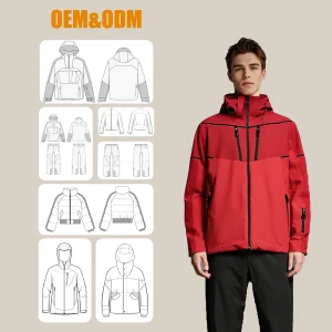 OEM Custom Men's Waterproof Ski Jacket