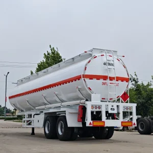 Cimc 3 Axles Oil Tank Trailer 40000L Fuel Tanker Trailer 30000L Petrol Tanker Trailer 30ton Diesel Tanker 40 Ton Carbon Steel Oil Tank Truck West Africa