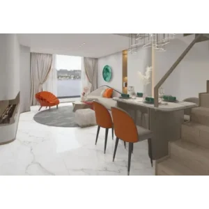 White Sintered Stone Faux Marble